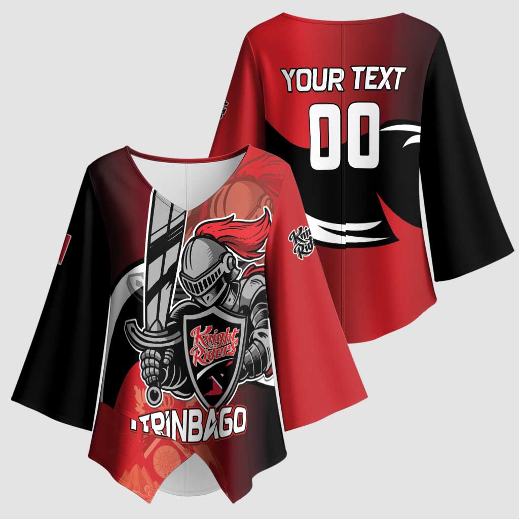 Custom Trinbago Cricket Knight Riders Kimono Sleeve Blouse We Are TKR - Wonder Print Shop