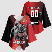 Custom Trinbago Cricket Knight Riders Kimono Sleeve Blouse We Are TKR - Wonder Print Shop