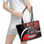Trinbago Cricket Knight Riders Leather Tote Bag We Are TKR - Wonder Print Shop