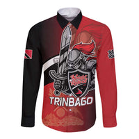 Custom Trinbago Cricket Knight Riders Long Sleeve Button Shirt We Are TKR - Wonder Print Shop