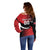 Custom Trinbago Cricket Knight Riders Off Shoulder Sweater We Are TKR - Wonder Print Shop