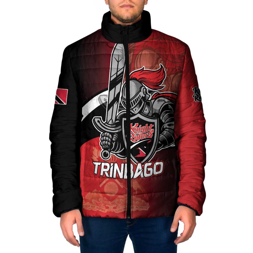 Custom Trinbago Cricket Knight Riders Padded Jacket We Are TKR - Wonder Print Shop