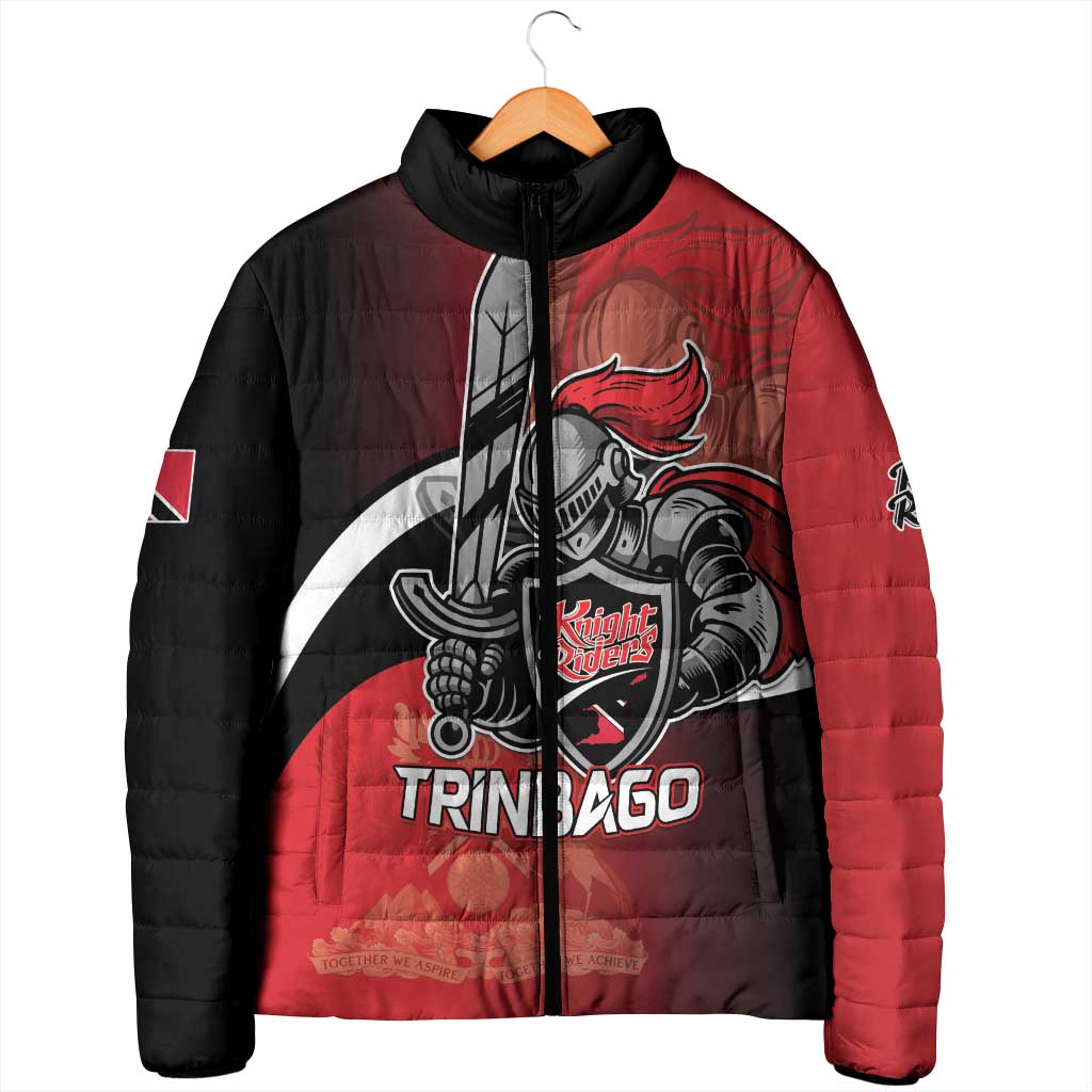 Custom Trinbago Cricket Knight Riders Padded Jacket We Are TKR - Wonder Print Shop