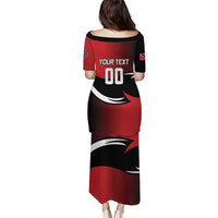 Custom Trinbago Cricket Knight Riders Puletasi We Are TKR - Wonder Print Shop