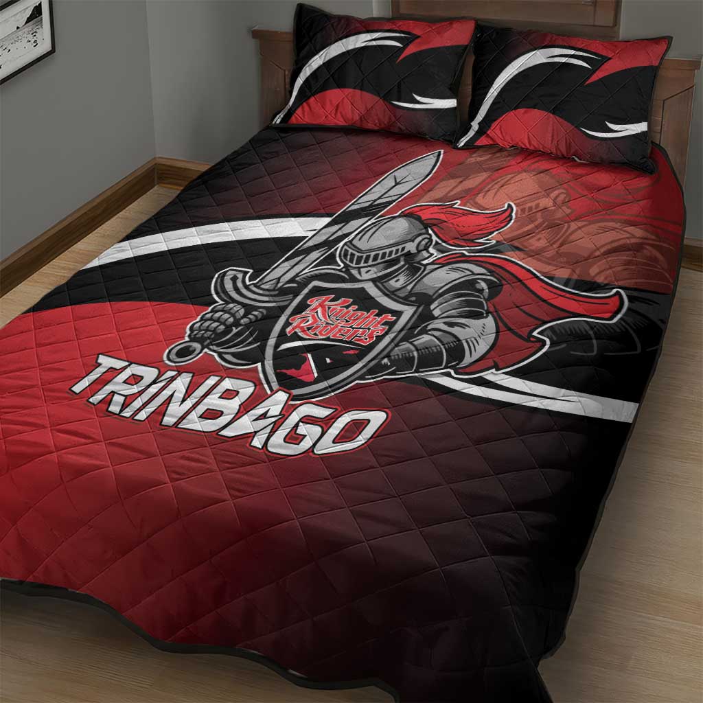 Trinbago Cricket Knight Riders Quilt Bed Set We Are TKR - Wonder Print Shop