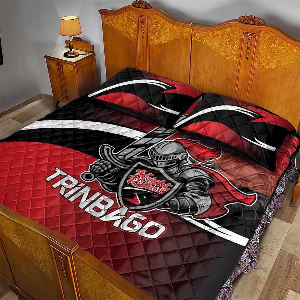 Trinbago Cricket Knight Riders Quilt Bed Set We Are TKR - Wonder Print Shop