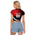 Custom Trinbago Cricket Knight Riders Raglan Cropped T Shirt We Are TKR - Wonder Print Shop