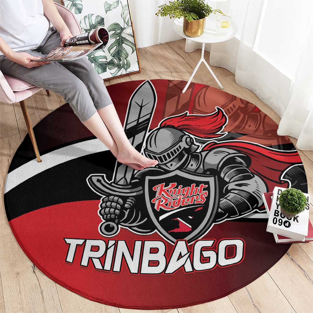 Trinbago Cricket Knight Riders Round Carpet We Are TKR - Wonder Print Shop