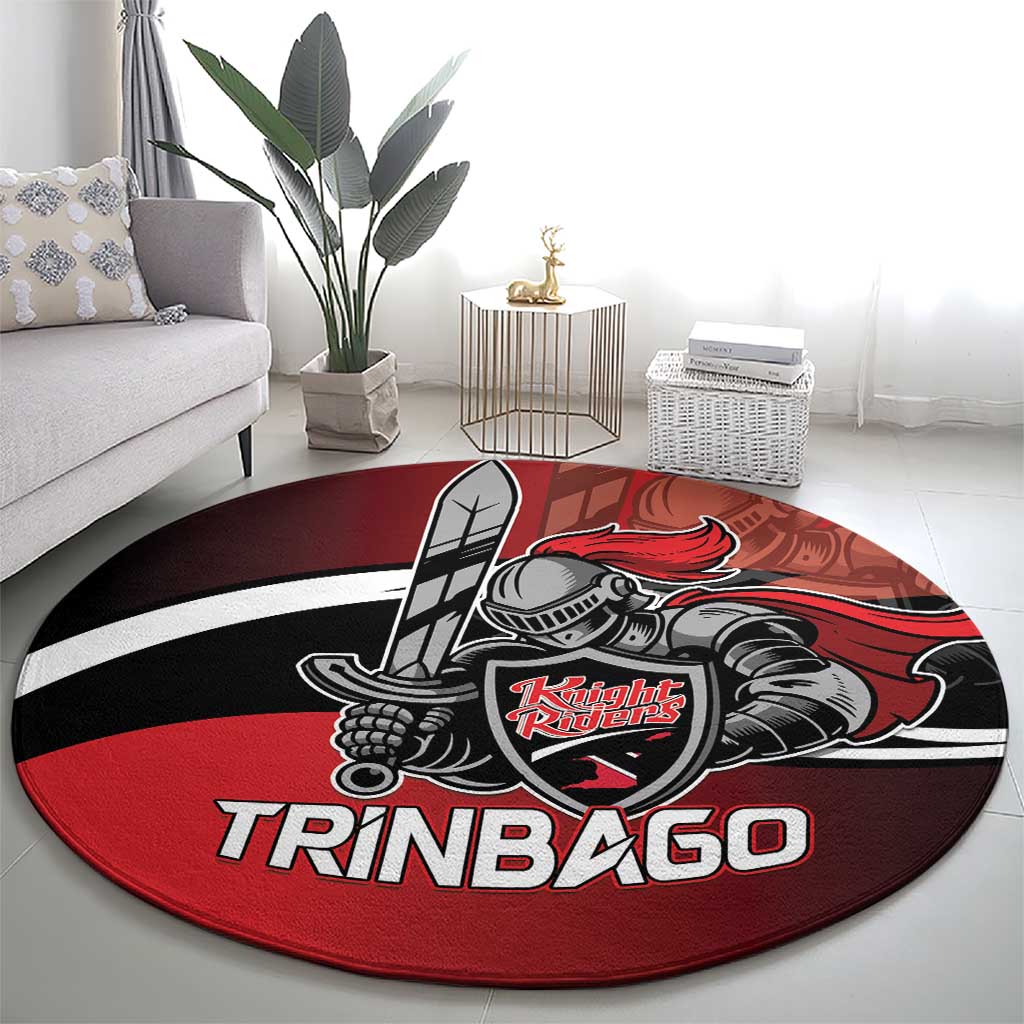 Trinbago Cricket Knight Riders Round Carpet We Are TKR - Wonder Print Shop