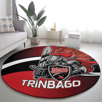Trinbago Cricket Knight Riders Round Carpet We Are TKR - Wonder Print Shop