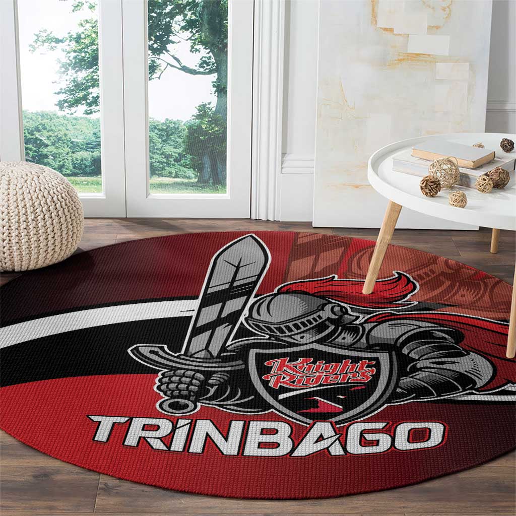 Trinbago Cricket Knight Riders Round Carpet We Are TKR - Wonder Print Shop