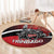 Trinbago Cricket Knight Riders Round Carpet We Are TKR - Wonder Print Shop