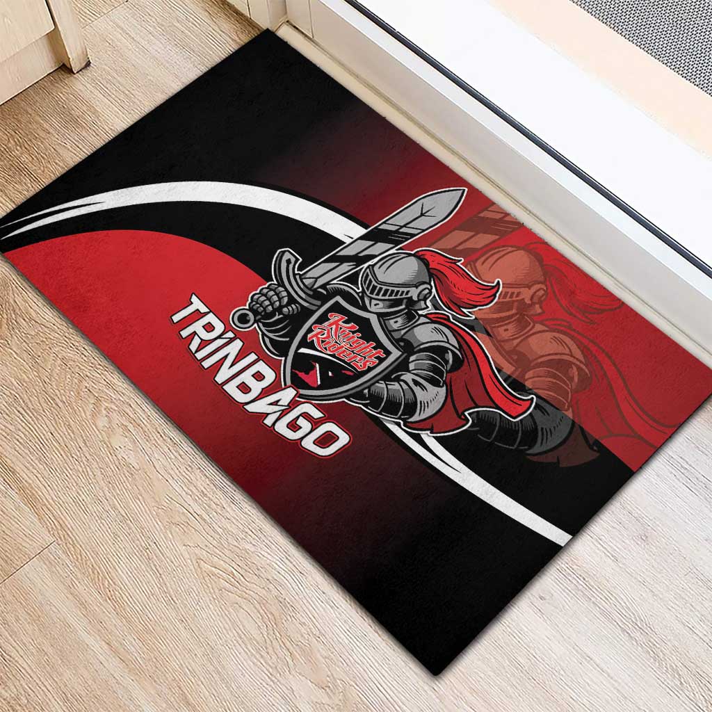 Trinbago Cricket Knight Riders Rubber Doormat We Are TKR - Wonder Print Shop