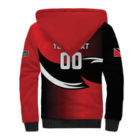 Custom Trinbago Cricket Knight Riders Sherpa Hoodie We Are TKR - Wonder Print Shop