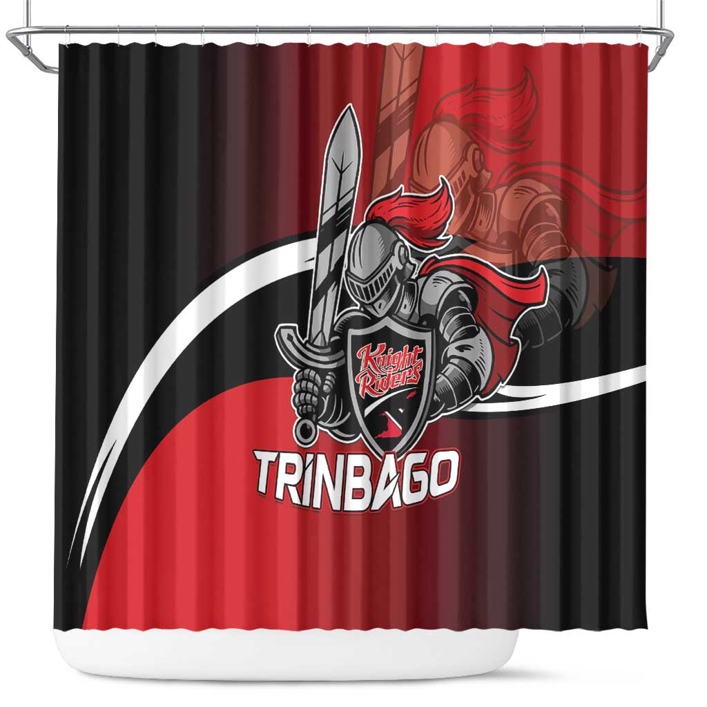 Trinbago Cricket Knight Riders Shower Curtain We Are TKR - Wonder Print Shop