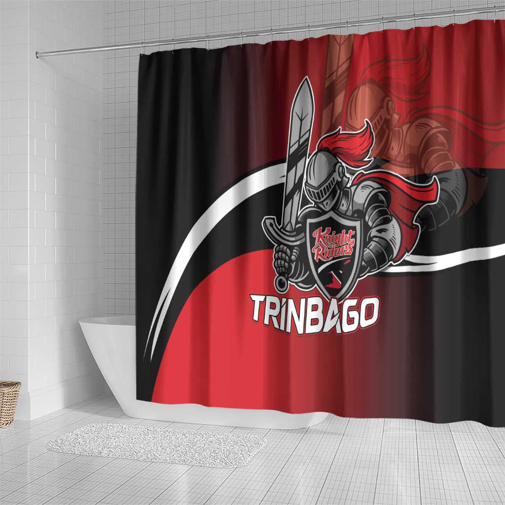 Trinbago Cricket Knight Riders Shower Curtain We Are TKR - Wonder Print Shop