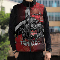 Custom Trinbago Cricket Knight Riders Sleeveless Puffer Jacket We Are TKR - Wonder Print Shop