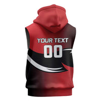 Custom Trinbago Cricket Knight Riders Sleeveless Zip Hoodie We Are TKR - Wonder Print Shop