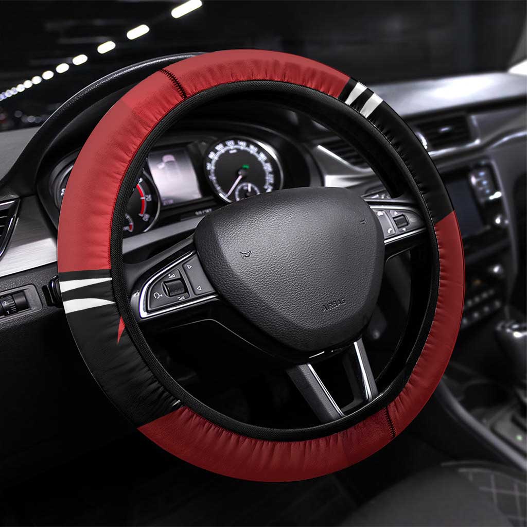 Trinbago Cricket Knight Riders Steering Wheel Cover We Are TKR - Wonder Print Shop