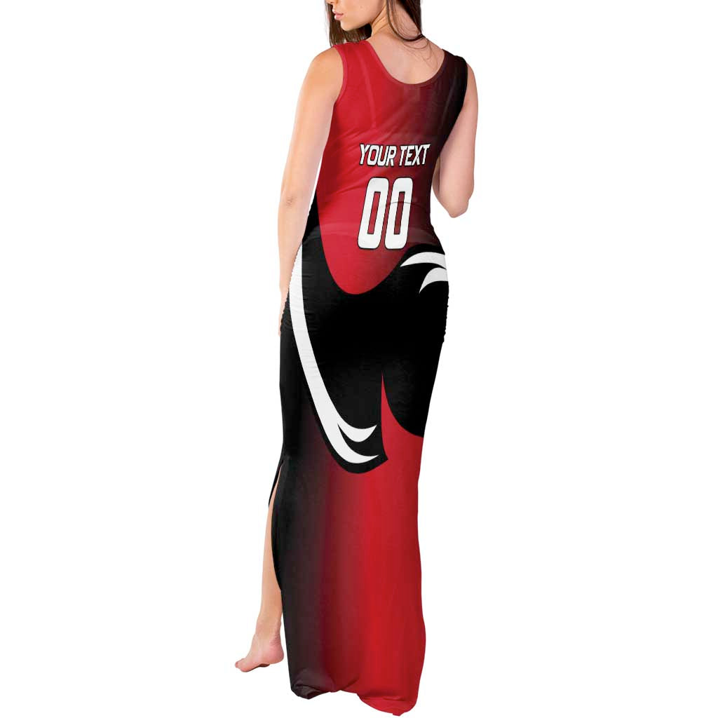 Custom Trinbago Cricket Knight Riders Tank Maxi Dress We Are TKR - Wonder Print Shop
