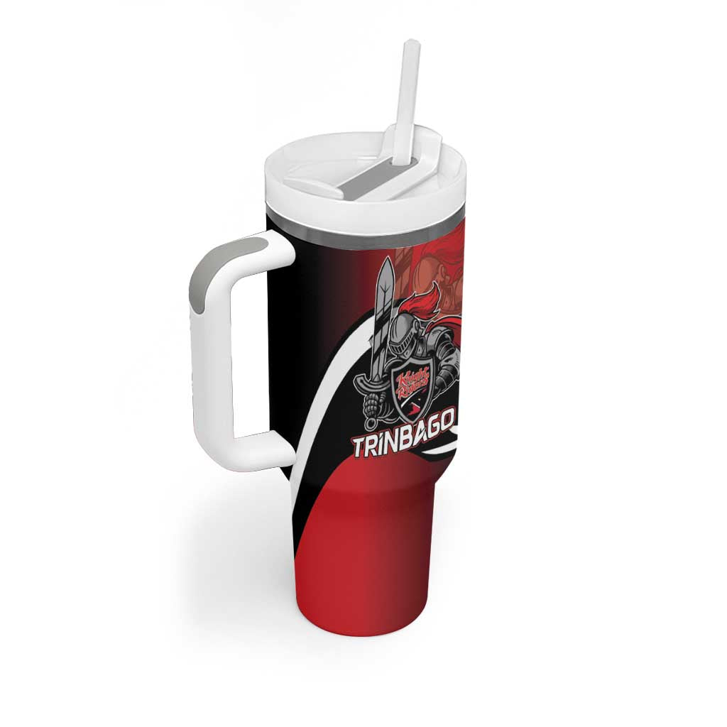 Custom Trinbago Cricket Knight Riders Tumbler With Handle We Are TKR - Wonder Print Shop