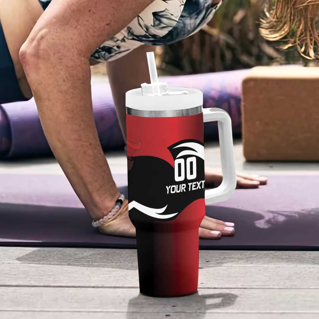 Custom Trinbago Cricket Knight Riders Tumbler With Handle We Are TKR - Wonder Print Shop