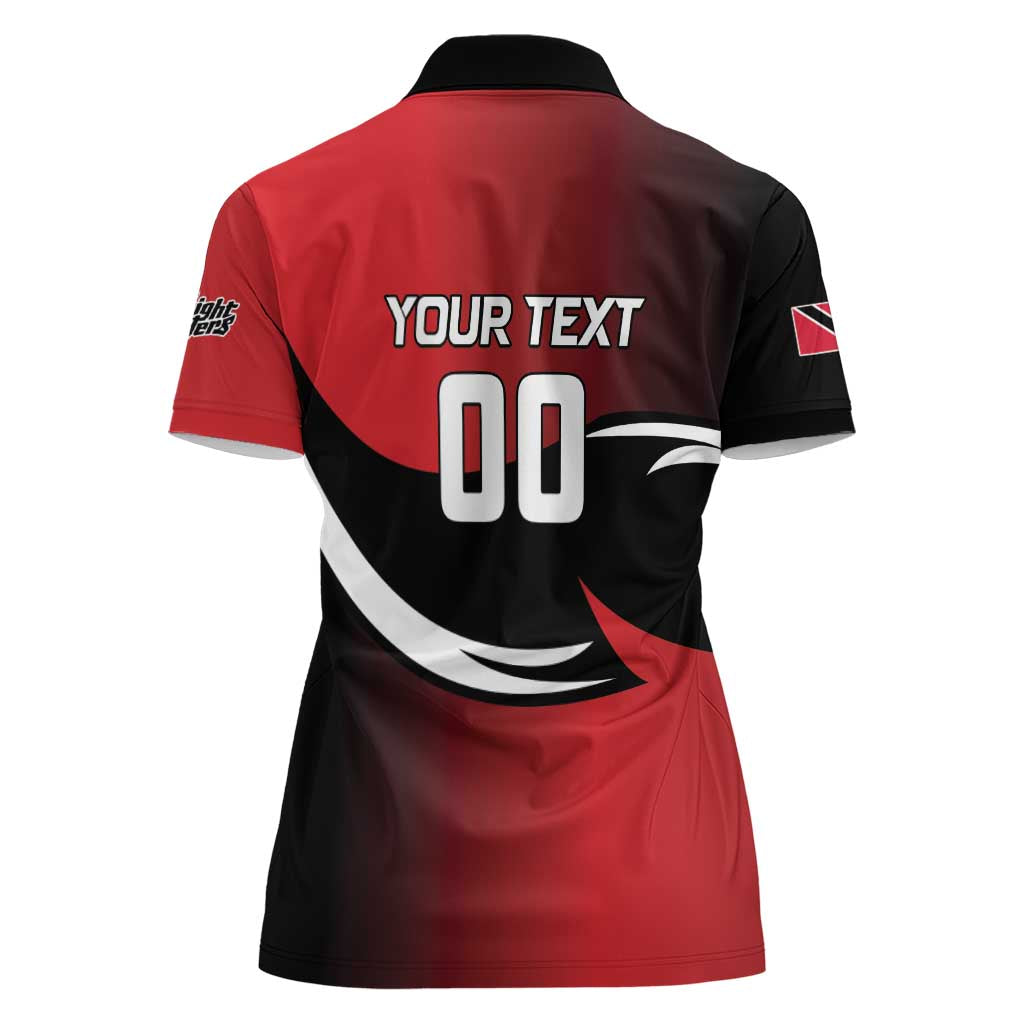 Custom Trinbago Cricket Knight Riders Women Polo Shirt We Are TKR - Wonder Print Shop