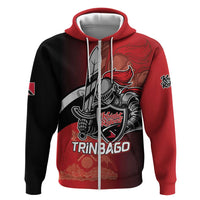 Custom Trinbago Cricket Knight Riders Zip Hoodie We Are TKR - Wonder Print Shop