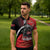 Custom Trinbago Cricket Knight Riders Zipper Polo Shirt We Are TKR - Wonder Print Shop