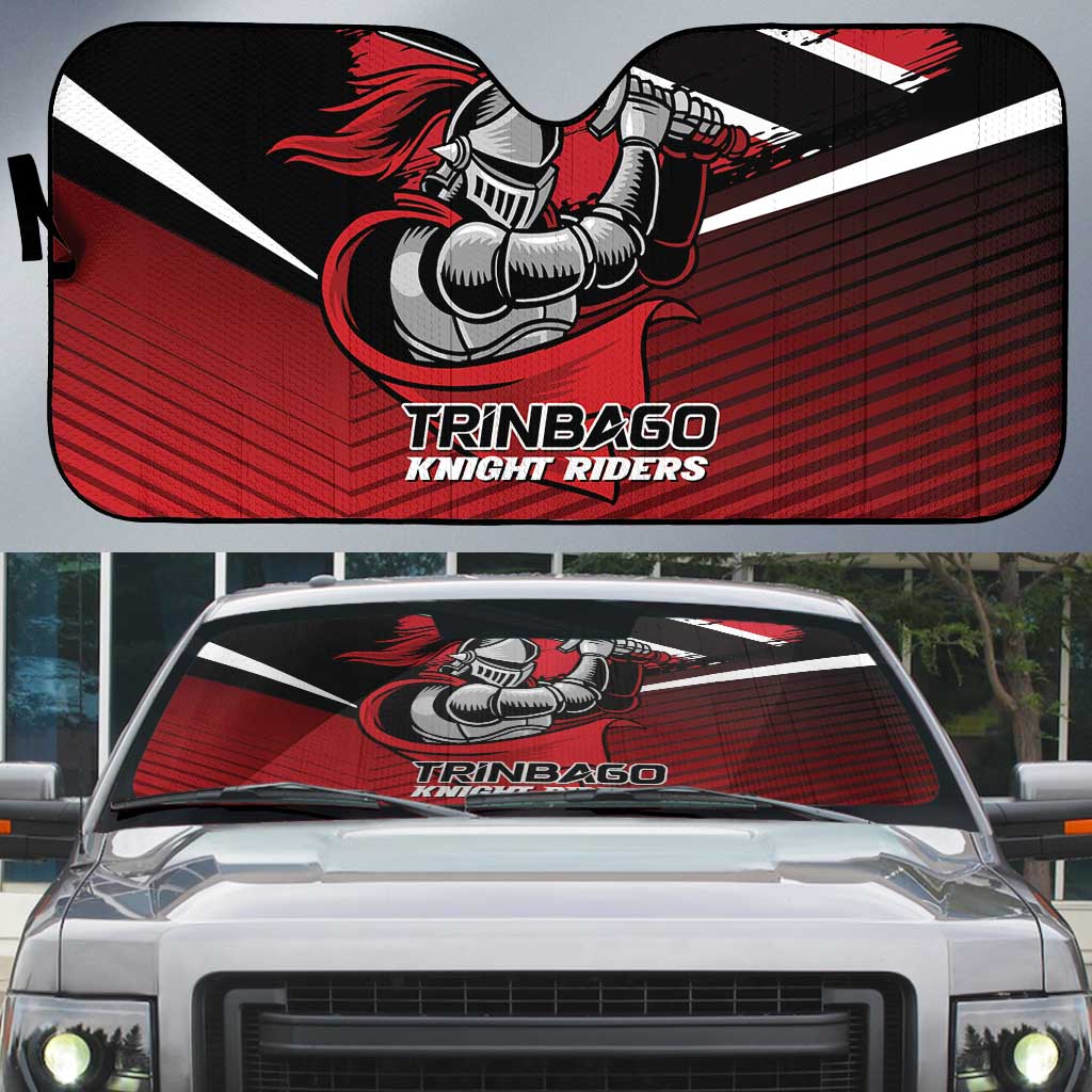 Knight Riders Trinbago Cricket Auto Sun Shade Play Fight Win Repeat - Wonder Print Shop