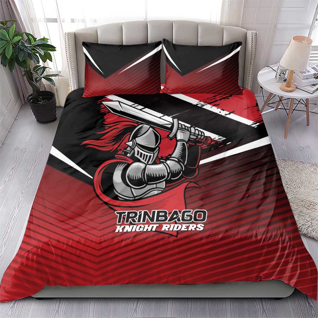 Knight Riders Trinbago Cricket Bedding Set Play Fight Win Repeat LT01