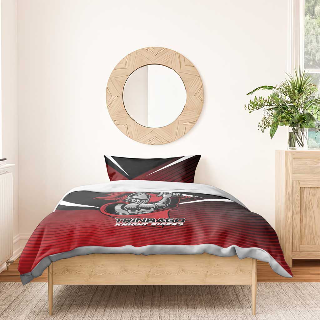 Knight Riders Trinbago Cricket Bedding Set Play Fight Win Repeat LT01