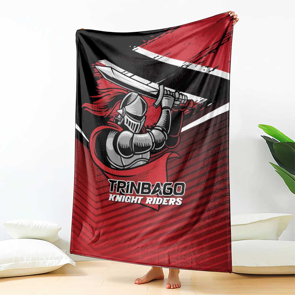 Knight Riders Trinbago Cricket Blanket Play Fight Win Repeat LT01
