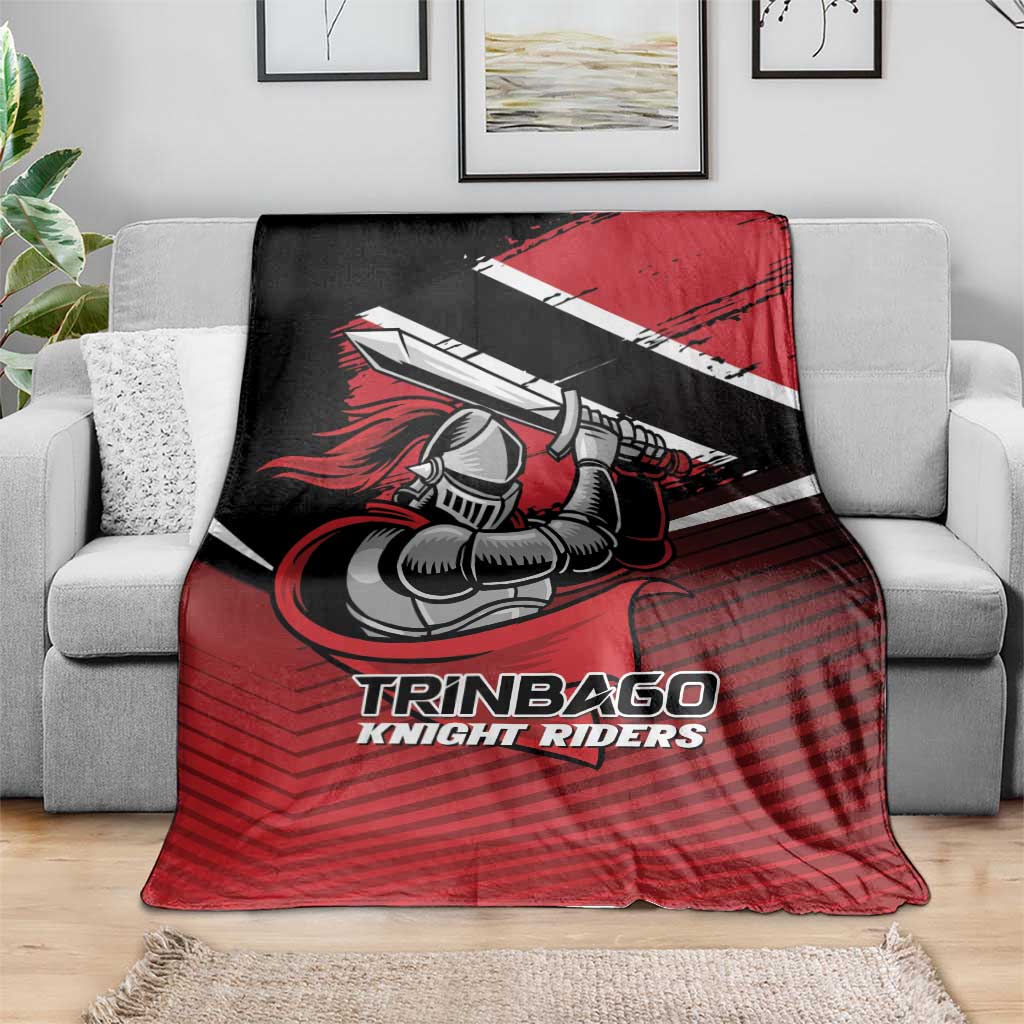 Knight Riders Trinbago Cricket Blanket Play Fight Win Repeat LT01