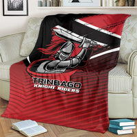 Knight Riders Trinbago Cricket Blanket Play Fight Win Repeat LT01