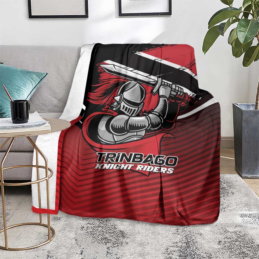 Knight Riders Trinbago Cricket Blanket Play Fight Win Repeat LT01