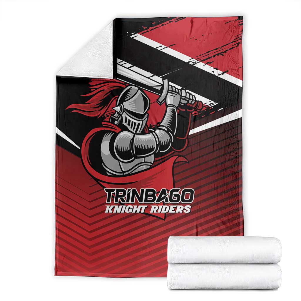 Knight Riders Trinbago Cricket Blanket Play Fight Win Repeat LT01