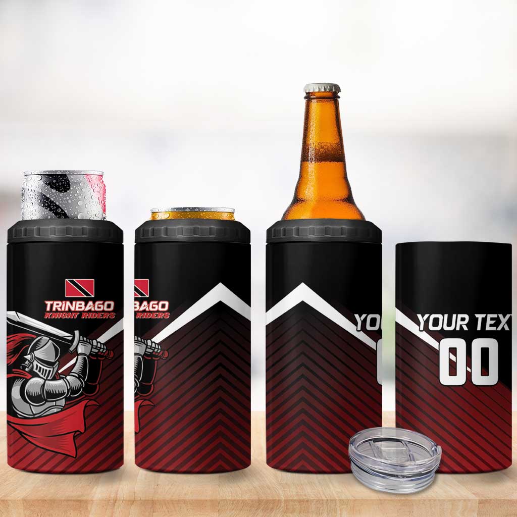 Custom Knight Riders Trinbago Cricket 4 in 1 Can Cooler Tumbler Play Fight Win Repeat LT01