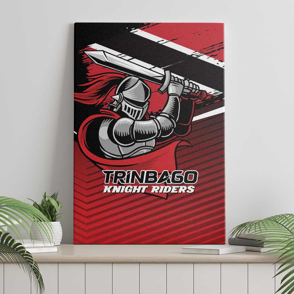 Knight Riders Trinbago Cricket Canvas Wall Art Play Fight Win Repeat LT01