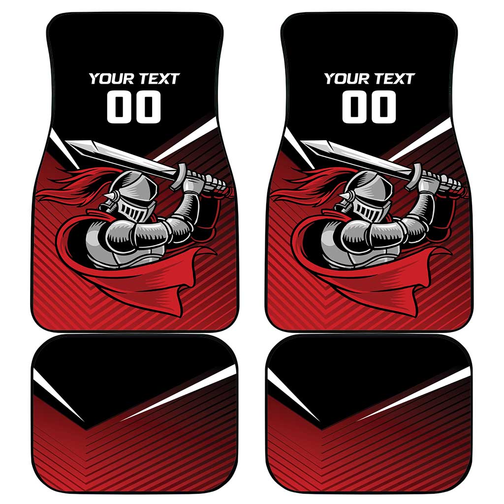 Knight Riders Trinbago Cricket Car Mats Play Fight Win Repeat LT01