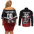 Custom Knight Riders Trinbago Cricket Couples Matching Off Shoulder Short Dress and Long Sleeve Button Shirt Play Fight Win Repeat LT01