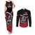 Custom Knight Riders Trinbago Cricket Couples Matching Tank Maxi Dress and Long Sleeve Button Shirt Play Fight Win Repeat LT01