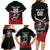 Custom Knight Riders Trinbago Cricket Family Matching Long Sleeve Bodycon Dress and Hawaiian Shirt Play Fight Win Repeat LT01