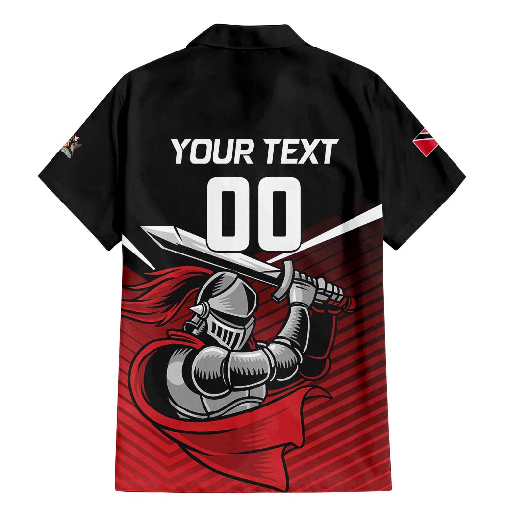 Custom Knight Riders Trinbago Cricket Family Matching Mermaid Dress and Hawaiian Shirt Play Fight Win Repeat LT01