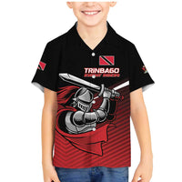 Custom Knight Riders Trinbago Cricket Family Matching Mermaid Dress and Hawaiian Shirt Play Fight Win Repeat LT01