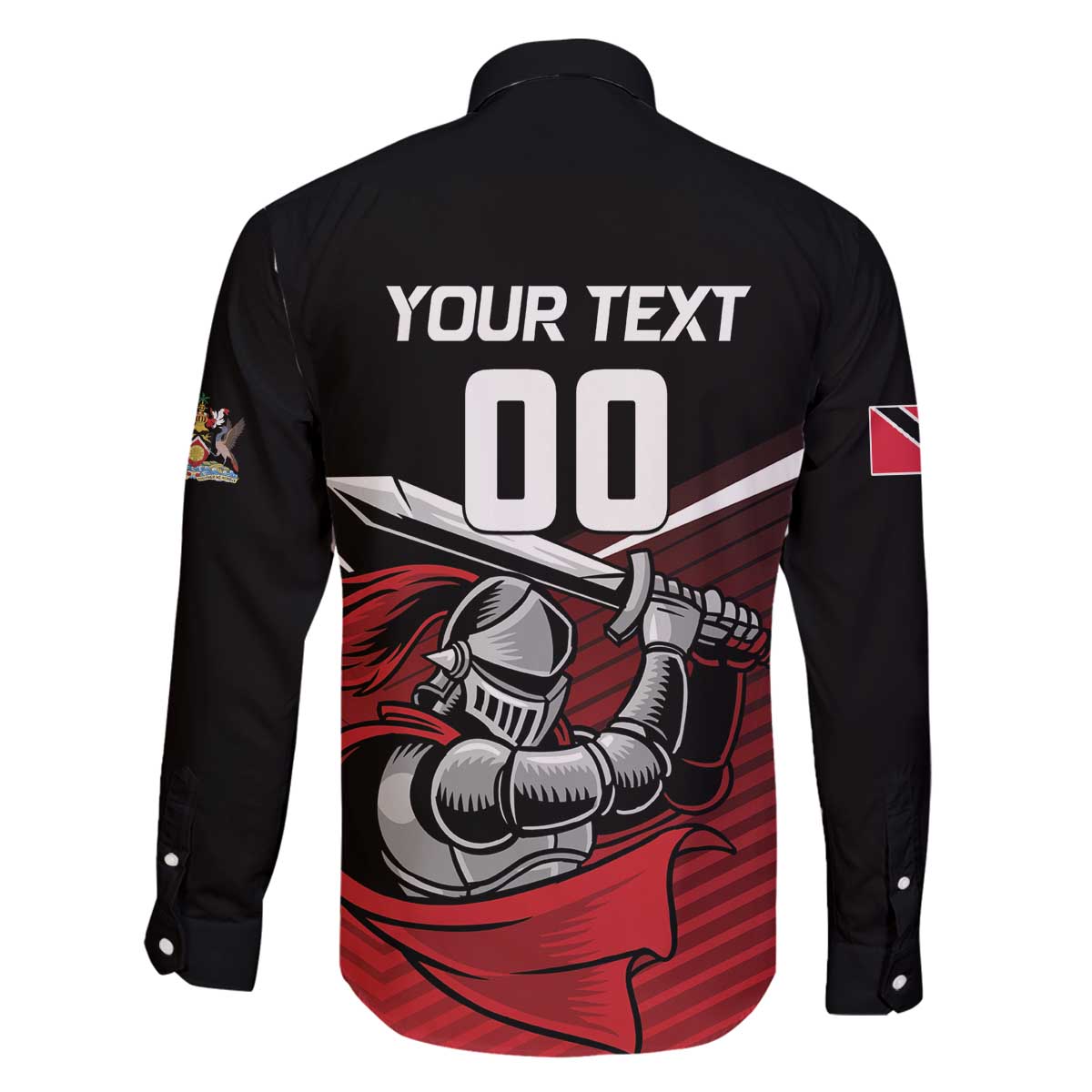 Custom Knight Riders Trinbago Cricket Family Matching Off The Shoulder Long Sleeve Dress and Hawaiian Shirt Play Fight Win Repeat LT01