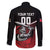 Custom Knight Riders Trinbago Cricket Family Matching Off The Shoulder Long Sleeve Dress and Hawaiian Shirt Play Fight Win Repeat LT01