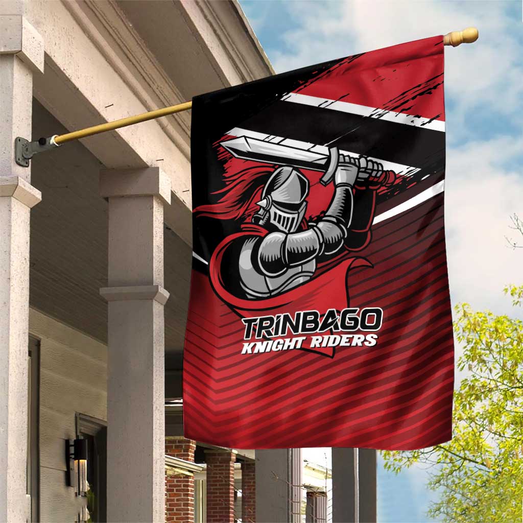 Knight Riders Trinbago Cricket Garden Flag Play Fight Win Repeat LT01