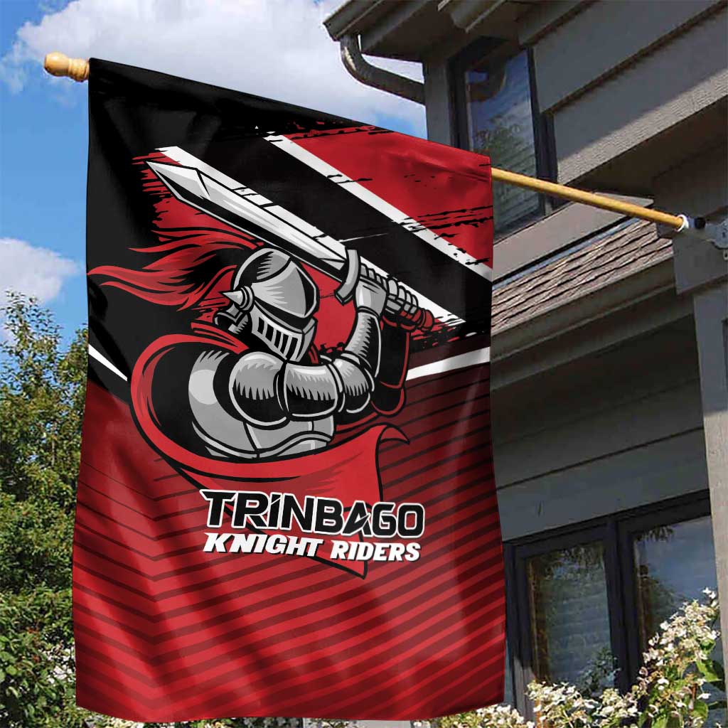 Knight Riders Trinbago Cricket Garden Flag Play Fight Win Repeat LT01