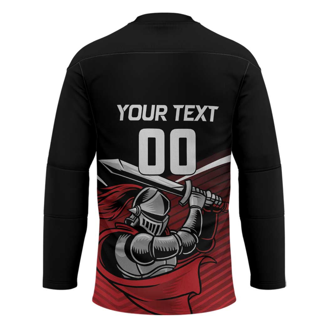 Custom Knight Riders Trinbago Cricket Hockey Jersey Play Fight Win Repeat - Wonder Print Shop